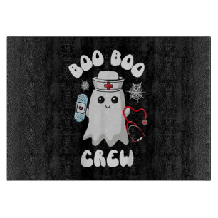 Tabla De Cortar Tripulación Boo Boo Enfermera Adorable Fantasma Di