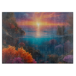 Tabla De Cortar Tropical subacuático 1