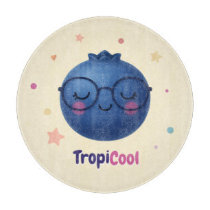 Tabla De Cortar TropiCool Blueberry - Kawaii Fruit Kitchen Charm