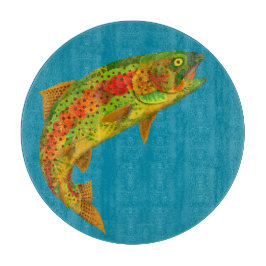 Tabla De Cortar Trucha arco iris de hoja de lápiz 5