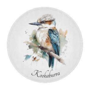 Tabla De Cortar True Blue Kookaburra, personalizado