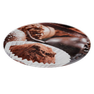 Tabla De Cortar Trufas de chocolate