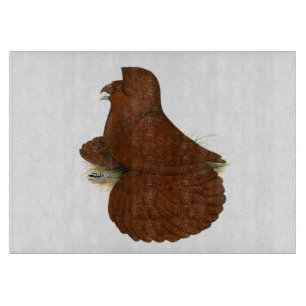 Tabla De Cortar Trumpeter Pigeon Red