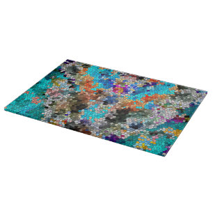 Tabla De Cortar TTEQOTGCubismINV AZUL SGDRKDP