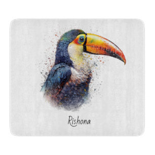 Tabla De Cortar Tucán Esplendor Tropical personalizado