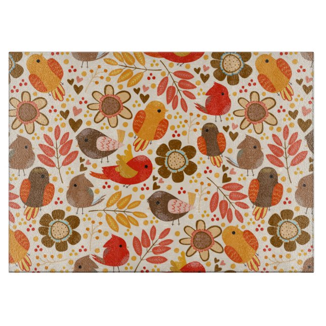 Tabla De Cortar Tuit de otoño (Anverso)