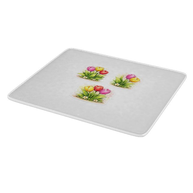 Tabla de cortar Tulip Glass (Borde)