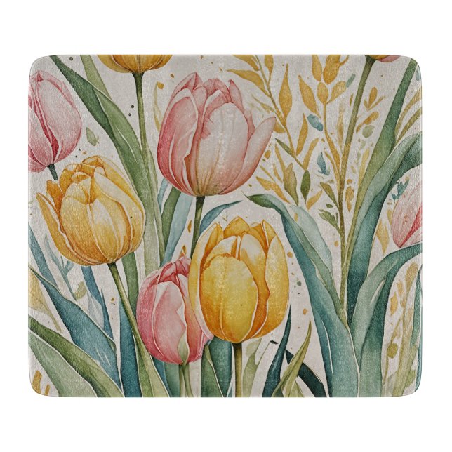 Tabla De Cortar Tulip Reverie (Anverso)