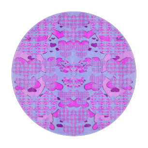 Tabla De Cortar Tulipanes de Corazones