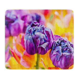 Tabla De Cortar Tulipanes encantadores 14