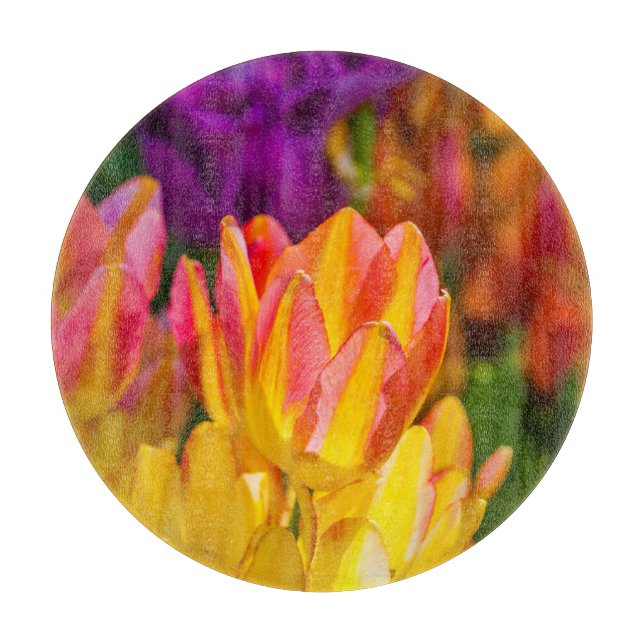 Tabla De Cortar Tulipanes encantadores 16 (Anverso)