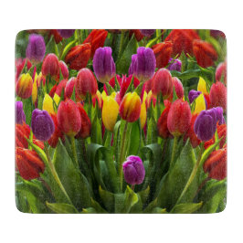 Tabla De Cortar Tulips brillante