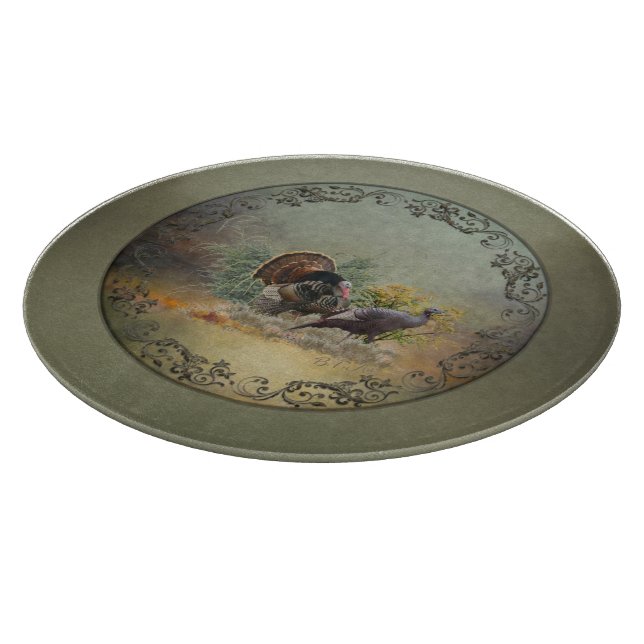 Tabla De Cortar Turquía silvestre (Borde)