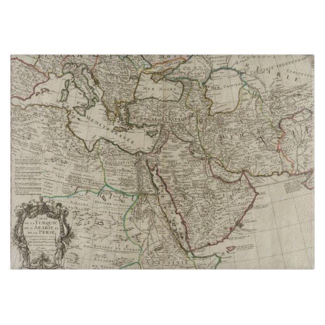 Tabla De Cortar Turquía y Suecia (Anverso)