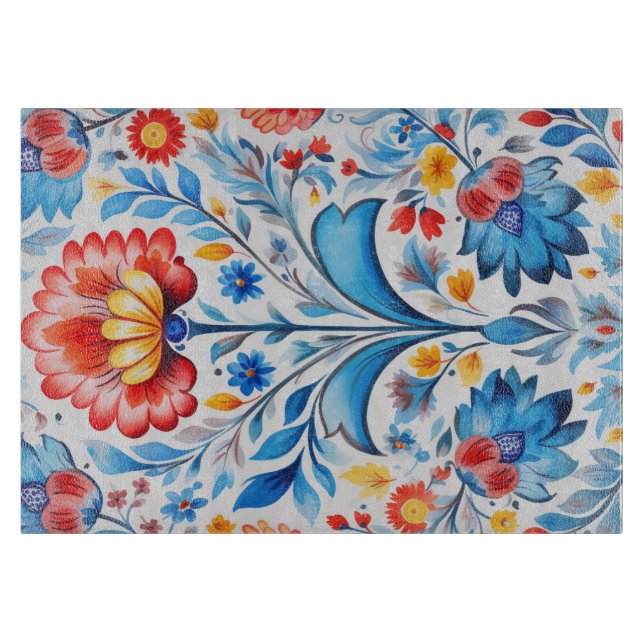 Tabla De Cortar Ukrainian folk art.  (Anverso)