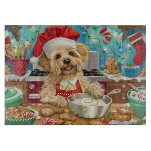 Tabla De Cortar Último día festivo Dandie Dinmont Terrier: Navidad