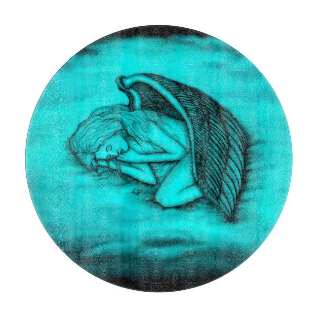 Tabla De Cortar Un ángel dormido (Anverso)