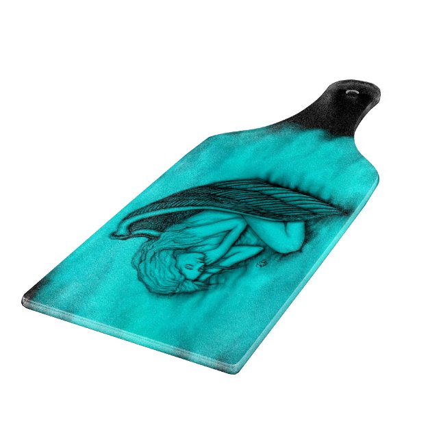 Tabla De Cortar Un ángel dormido (Borde)