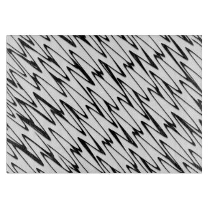 Tabla De Cortar Un arte moderno abstracto de línea enérgica
