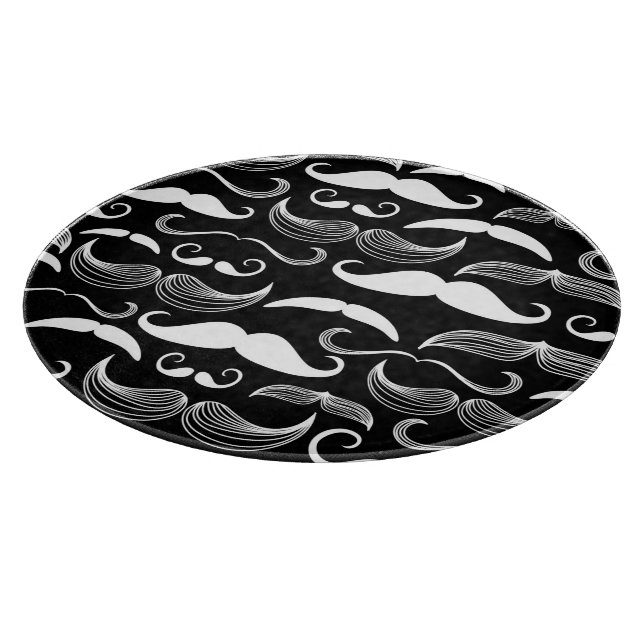 Tabla De Cortar Un club de caballeros. Patrón de bigote (Borde)