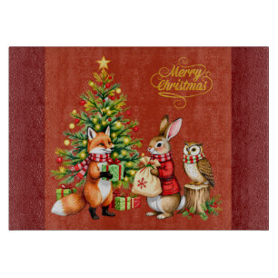Tabla De Cortar Un cuento de Navidad en el bosque