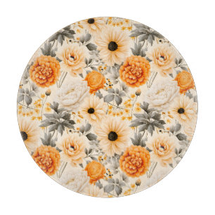 Tabla De Cortar Un diseño de la serie floral de otoño 1