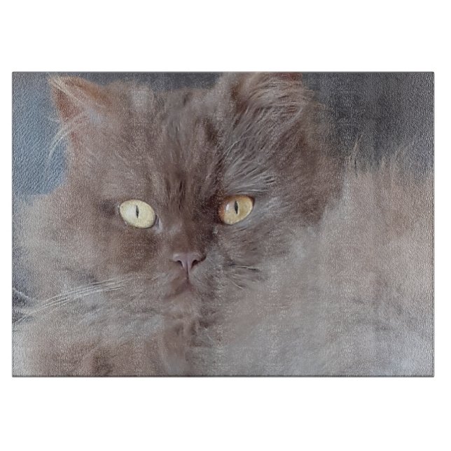 Tabla De Cortar Un gato mimado (Anverso)