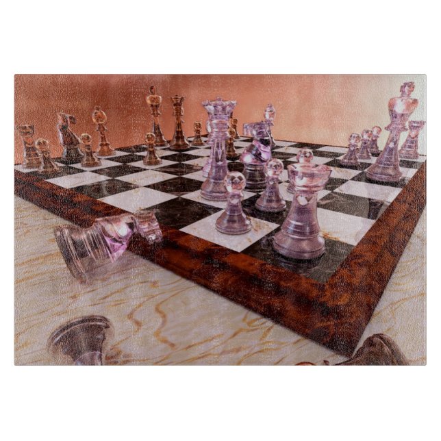 Tabla De Cortar Un juego del ajedrez (Anverso)