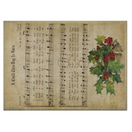 TABLA DE CORTAR "UN NIÑO NACIÓ ESTE DÍA"