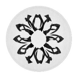 Tabla De Cortar Un patrón floral de un elemento