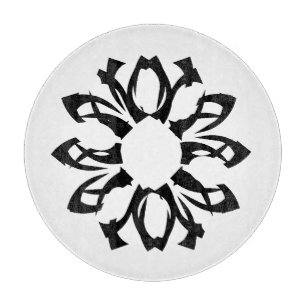 Tabla De Cortar Un patrón floral de un elemento
