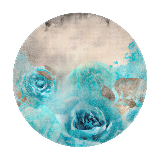 Tabla De Cortar Un Shabby azul Chic Ephemera Design Series 7 (Anverso)