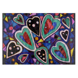 Tabla De Cortar Una colección de corazones