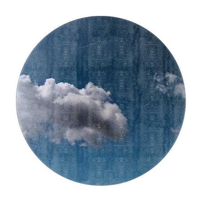 Tabla De Cortar Una nube simple (Anverso)