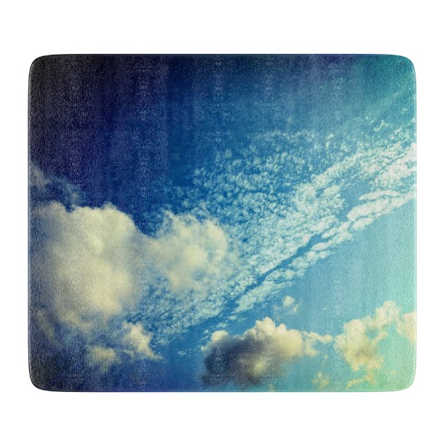 Tabla De Cortar Una rociada de nubes (Anverso)