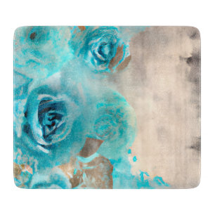 Tabla De Cortar Una Serie de Diseño de Efímera Shabby Chic Azul 7