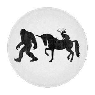 Tabla De Cortar Unicornio, Pie Grande, Jackalope