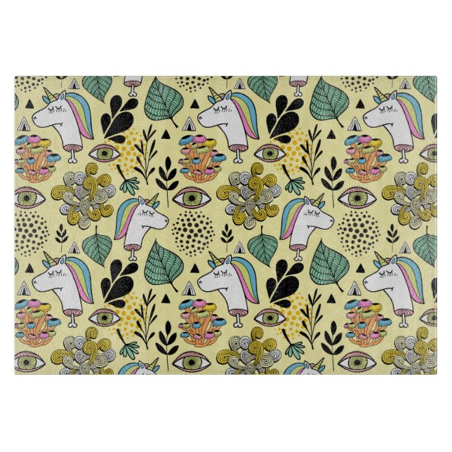 Tabla De Cortar Unicornio pobre (Anverso)