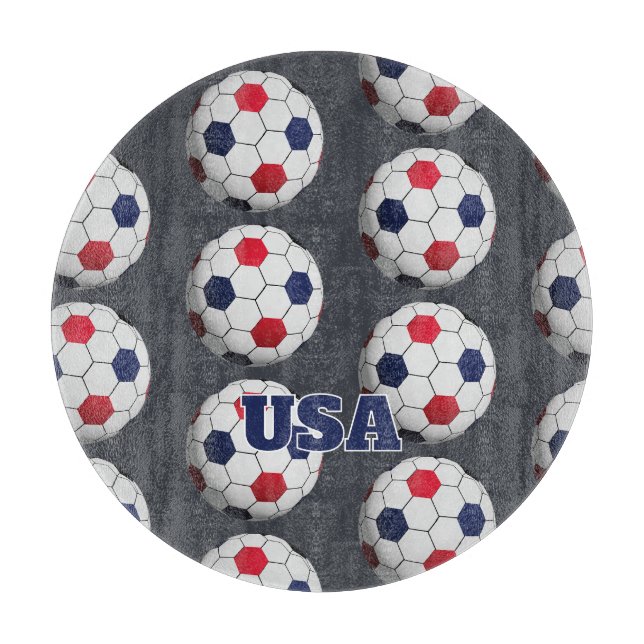 Tabla De Cortar USA soccer shirt (Anverso)