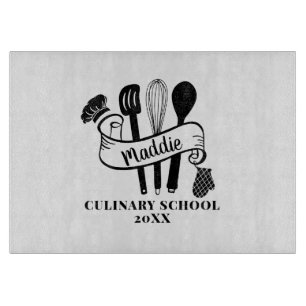 Tabla De Cortar Utensilio de cocina personalizado Escuela de Cocin