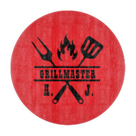 Tabla De Cortar Utensilio Rojo Grillmaster 