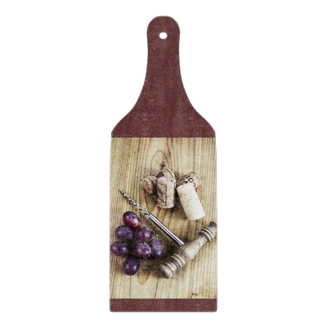 Tabla De Cortar Uvas, corchos y abrebotellas (Anverso)