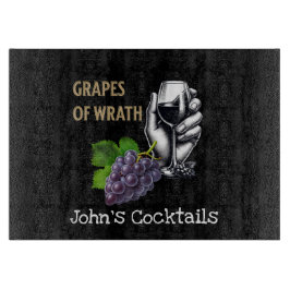 Tabla De Cortar Uvas de ira. Tema literario. Nombre modificable