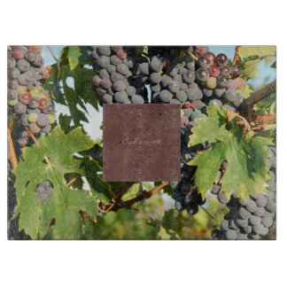 Tabla De Cortar Uvas De Vino En Vino