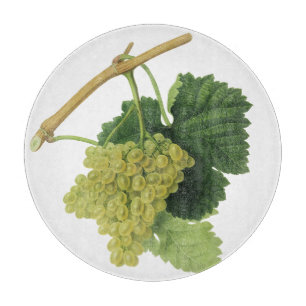 Tabla De Cortar Uvas para Vino Blanco en la Vid, Frutas Comestible