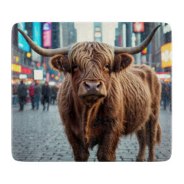Tabla De Cortar Vaca Highland en Times Square