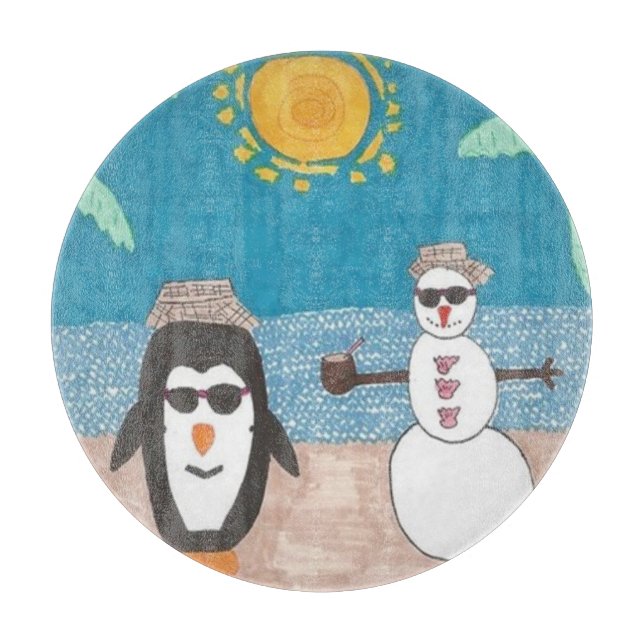 Tabla De Cortar Vacaciones de navidades (Anverso)