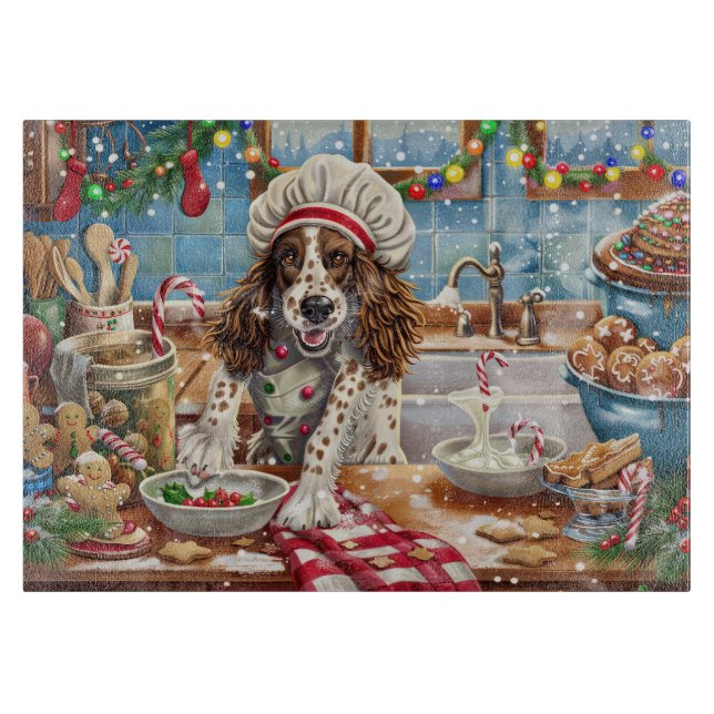 Tabla De Cortar Vacaciones en inglés: Navidades festivos (Anverso)