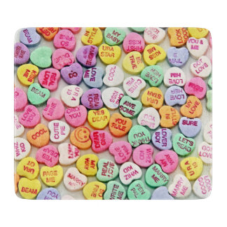 Tabla De Cortar Valentine's Day Heart Quote Candy