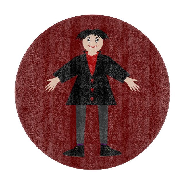 Tabla De Cortar Vampiro de Cute Halloween (Anverso)